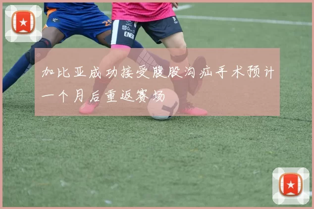 加比亚成功接受腹股沟疝手术预计一个月后重返赛场